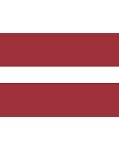 Flagge: Small Lettland  |  Querformat Fahne | 0.7m² | 70x100cm 