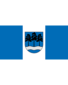 Flag: Ogre, Latvia |  landscape flag | 2.16m² | 23sqft | 100x200cm | 40x80inch 