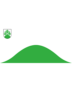 Flag: City of Tukums, Latvia |  landscape flag | 1.35m² | 14.5sqft | 80x160cm | 30x60inch 
