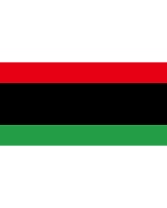Flag: One form of flag of the Libyan opposition -- 1969 flag without central white star and crescent |  landscape flag | 1.35m² | 14.5sqft | 80x160cm | 30x60inch 