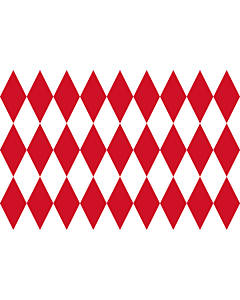 Flag: Monaco XIV-XVIII |  landscape flag | 2.16m² | 23sqft | 120x180cm | 4x6ft 