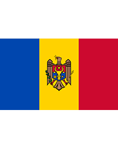 Flag: Moldova |  landscape flag | 6.7m² | 72sqft | 200x335cm | 6x11ft 