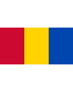 Bandera: Moldova back | Back of the flag of Moldova  1990-2010 | Achterkant van de vlag van Moldavië  1990-2010 |  bandera paisaje | 1.35m² | 80x160cm 