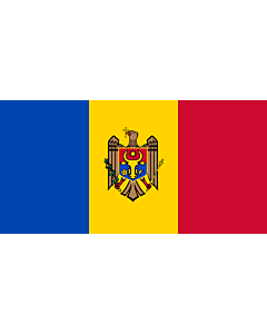 Bandera de Interior para protocolo: Moldavia 90x150cm