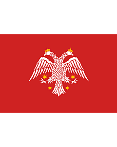 Flag: Supposed Flag of the House of Crnojevic |  landscape flag | 1.35m² | 14.5sqft | 90x150cm | 3x5ft 