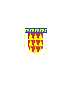 Flagge: XL Bitola Municipality | Bitola Municipality, Macedonia | Знаме на Општина Битола  |  Querformat Fahne | 2.16m² | 120x180cm 