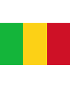 Drapeau: Mali, portrait flag, 3.5m²