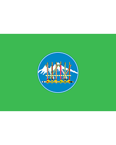 Flagge: Large Kachin-Staat  |  Querformat Fahne | 1.35m² | 90x150cm 