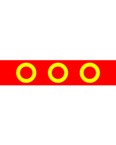 Flag: Kercem |  landscape flag | 2.16m² | 23sqft | 120x180cm | 4x6ft 