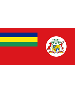 Flag: Civil Ensign of Mauritius |  landscape flag | 2.16m² | 23sqft | 100x200cm | 40x80inch 