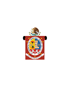 Flag: Oaxaca |  landscape flag | 6.7m² | 72sqft | 200x335cm | 6x11ft 