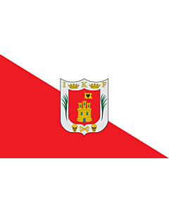Bandiera: Tlaxcala |  bandiera paesaggio | 6.7m² | 200x335cm 