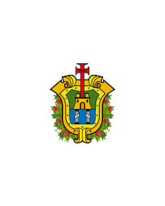 Flag: Veracruz |  landscape flag | 6.7m² | 72sqft | 200x335cm | 6x11ft 