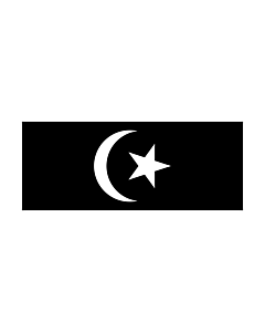 Bandera: Terengganu |  bandera paisaje | 6m² | 170x340cm 