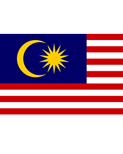 Bandiera: Malaysia |  bandiera paesaggio | 0.7m² | 70x100cm 