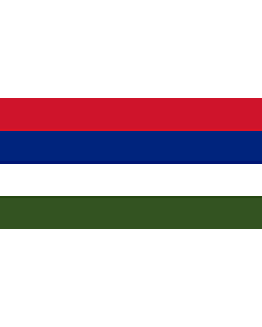 Flagge:  Presidential Standard of Nigeria  Armed Forces | President of Nigeria as Commander-in-chief of the Armed Forces source  |  Querformat Fahne | 0.06m² | 17x34cm 