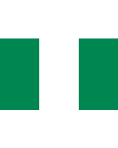 Bandera de Interior para protocolo: Nigeria 90x150cm