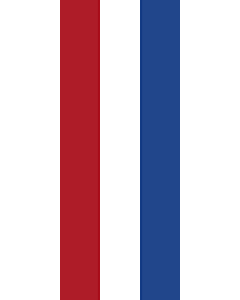 Bandiera: Vertical striscione banner Paesi Bassi |  bandiera ritratto | 3.5m² | 300x120cm 
