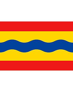 Bandiera: Overijssel |  bandiera paesaggio | 6.7m² | 200x335cm 