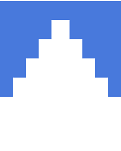 Flag: Akershus |  portrait flag | 0.24m² | 2.5sqft | 50x45cm | 20x18inch 