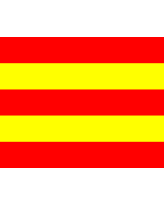 Drapeau: comté d’Aust-Agder |  drapeau paysage | 0.24m² | 45x55cm 