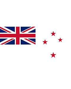 Flagge:  Naval Ensign of New Zealand  |  Querformat Fahne | 0.06m² | 17x34cm 