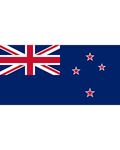 Flagge: XXXS Neuseeland  |  Querformat Fahne | 0.135m² | 25x50cm 