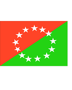 Bandera: Chiriqui  Panamà |  bandera paisaje | 0.06m² | 20x30cm 