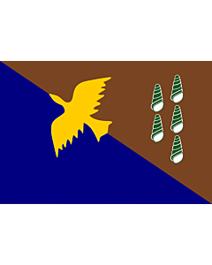 Drapeau: Manus | Manus, province of Papua New Guinea | Plak bilong Manus, provins bilong Papua Niugini |  drapeau paysage | 1.35m² | 90x150cm 