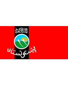 Flag: Pakhtunistan |  landscape flag | 1.35m² | 14.5sqft | 80x170cm | 30x65inch 