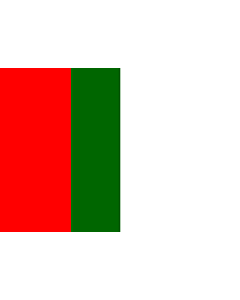 Flagge: Large Muttahida Qaumi Movement | Muttahida Qaumi Movement of Pakistan  |  Querformat Fahne | 1.35m² | 90x150cm 