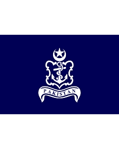 Flagge: Large Naval Jack of Pakistan  |  Querformat Fahne | 1.35m² | 90x150cm 