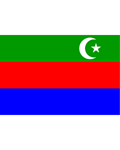 Flagge: Large State of Makran | Historical Pakistani state of Makran  |  Querformat Fahne | 1.35m² | 90x150cm 