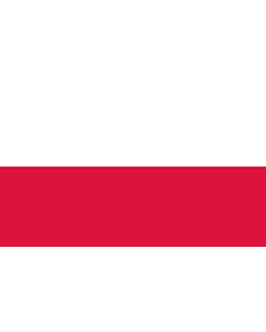 Bandiera: Polonia |  bandiera paesaggio | 1.35m² | 90x150cm 