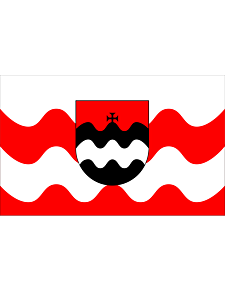 Flag: Chełmno |  landscape flag | 2.16m² | 23sqft | 120x180cm | 4x6ft 