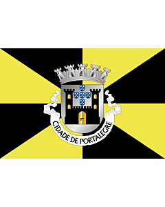 Flag: Portalegre District |  landscape flag | 6.7m² | 72sqft | 200x335cm | 6x11ft 