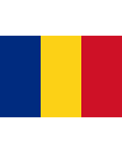 Bandera: Rumania |  bandera paisaje | 2.16m² | 120x180cm 