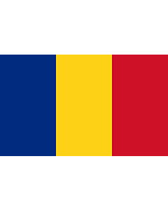 Bandera: Rumania |  bandera paisaje | 1.35m² | 90x150cm 