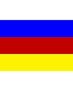 Flagge: Large Transylvania before 1918 | Romana Steagul Transilvaniei pana in decembrie 1918. English Flag of Transylvania before December 1918. Created by Alexandru Rap on December 2005 using CorelDraw9. Derived from en Image Flag of Transylvania before 