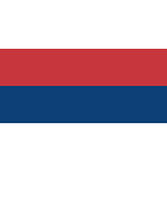 Flagge: XXL Serbien  |  Querformat Fahne | 3.375m² | 150x225cm 