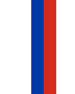 Vertical Hanging Swivel Crossbar Banner Flag: Russian Federation |  portrait flag | 3.5m² | 38sqft | 300x120cm | 10x4ft 