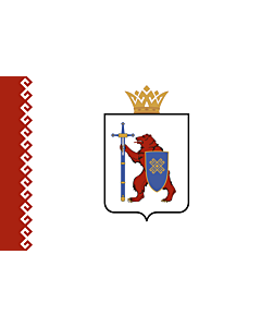 Flagge: XXXL+ Republik Mari El  |  Querformat Fahne | 6.7m² | 200x335cm 