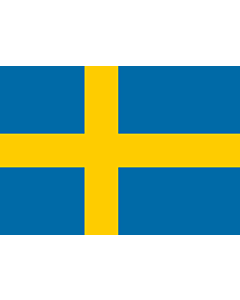 Flagge: Small Schweden  |  Querformat Fahne | 0.7m² | 70x100cm 