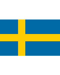 Drapeau: Suède |  drapeau paysage | 2.4m² | 120x200cm 