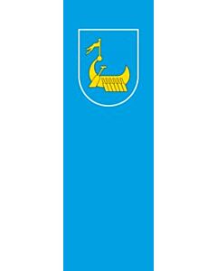 Drapeau: Zastava Ilirske Bistrice |  drapeau paysage | 2.16m² | 100x200cm 