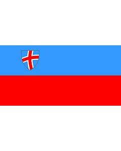 Flag: Zastava Pirana |  landscape flag | 1.35m² | 14.5sqft | 80x160cm | 30x60inch 