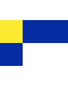 Flagge: XXS Bratislava (Region)  |  Querformat Fahne | 0.24m² | 40x60cm 