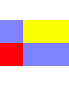 Bandera: Región de Nitra |  bandera paisaje | 6m² | 200x300cm 