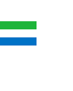 Flagge: Large Naval Ensign of Sierra Leone  |  Querformat Fahne | 1.35m² | 90x150cm 