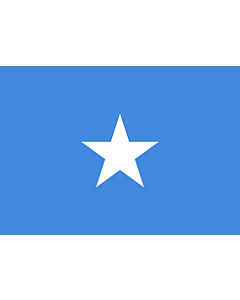 Flagge: Small Somalia  |  Querformat Fahne | 0.7m² | 70x100cm 